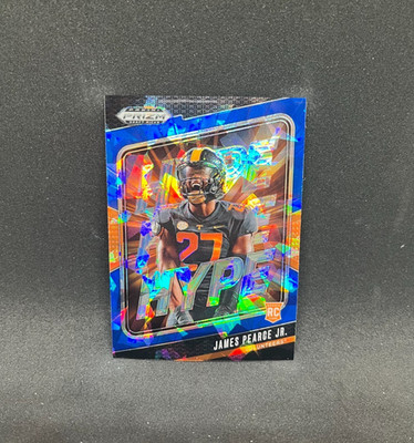 2025 Panini Prizm Draft James Pearce Jr #15 Hype Insert Blue Cracked Ice /149 RC
