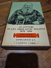 LE LETTERE DI LEV NIKOLAEVIC TOLSTOJ  1876-1910 - I Cento Libri Longanesi 1978