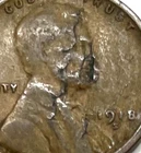 1918 S Lamination Flaw Possible Error Lincoln Wheat Cent Hannibal Lecter Penny