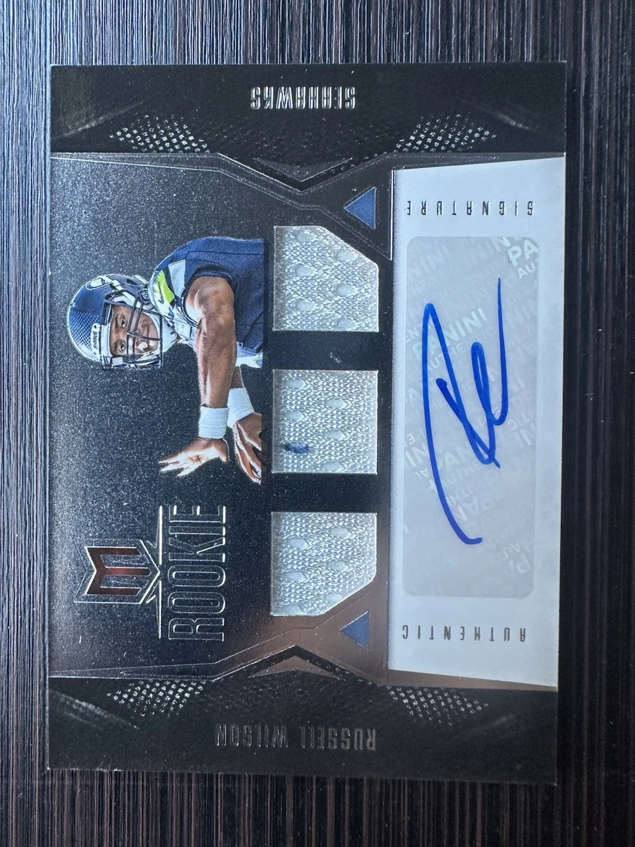 Russell Wilson Autograph Football Trading Cards for sale | eBay