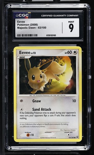Eevee graded CGC 9 for sale on eBay