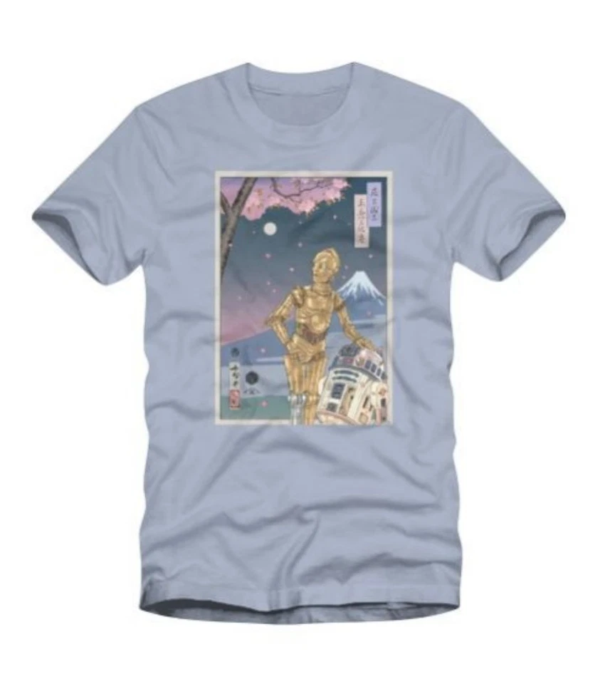AUTÉNTICA Camiseta Artística Insignia Star Wars Celebration Japón 2025 R2-D2 y C3-PO XL Foto 2 de 3