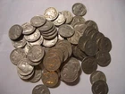 Buffalo Nickels Lot of 50 FULL DATE Coins ~ Mostly 1930s and Mixed Mints