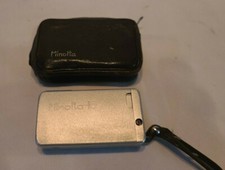 Vintage Minolta 16 Mini Spy Camera Silver Rokkor 1:28, F 22mm Japan in Case