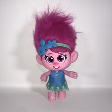 Hasbro DreamWorks Trolls World Tour Toddler Poppy Doll 12  in Discontinued EUC
