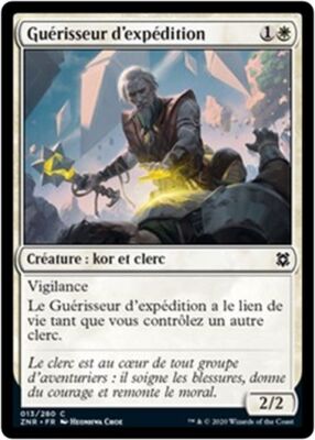 MTG Magic ZNR FOIL - Expedition Healer / Expedition Healer, French / VF