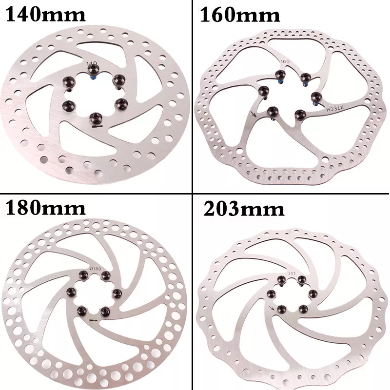 Road bike store rotor size