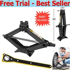 Scissor Jack for car/SUV/MPV (4400 lbs / 2T Load),for Tire Wrench, Emergency Use