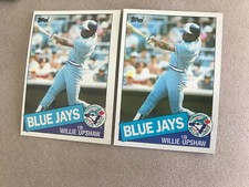 1985 Topps Baseball Card #75 Willie Upshaw Toronto Blue Jays NmMt Free Shipping!