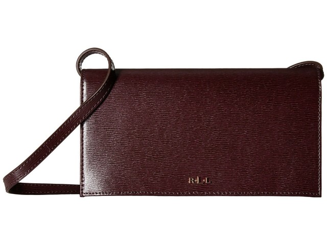 ralph lauren burgundy purse