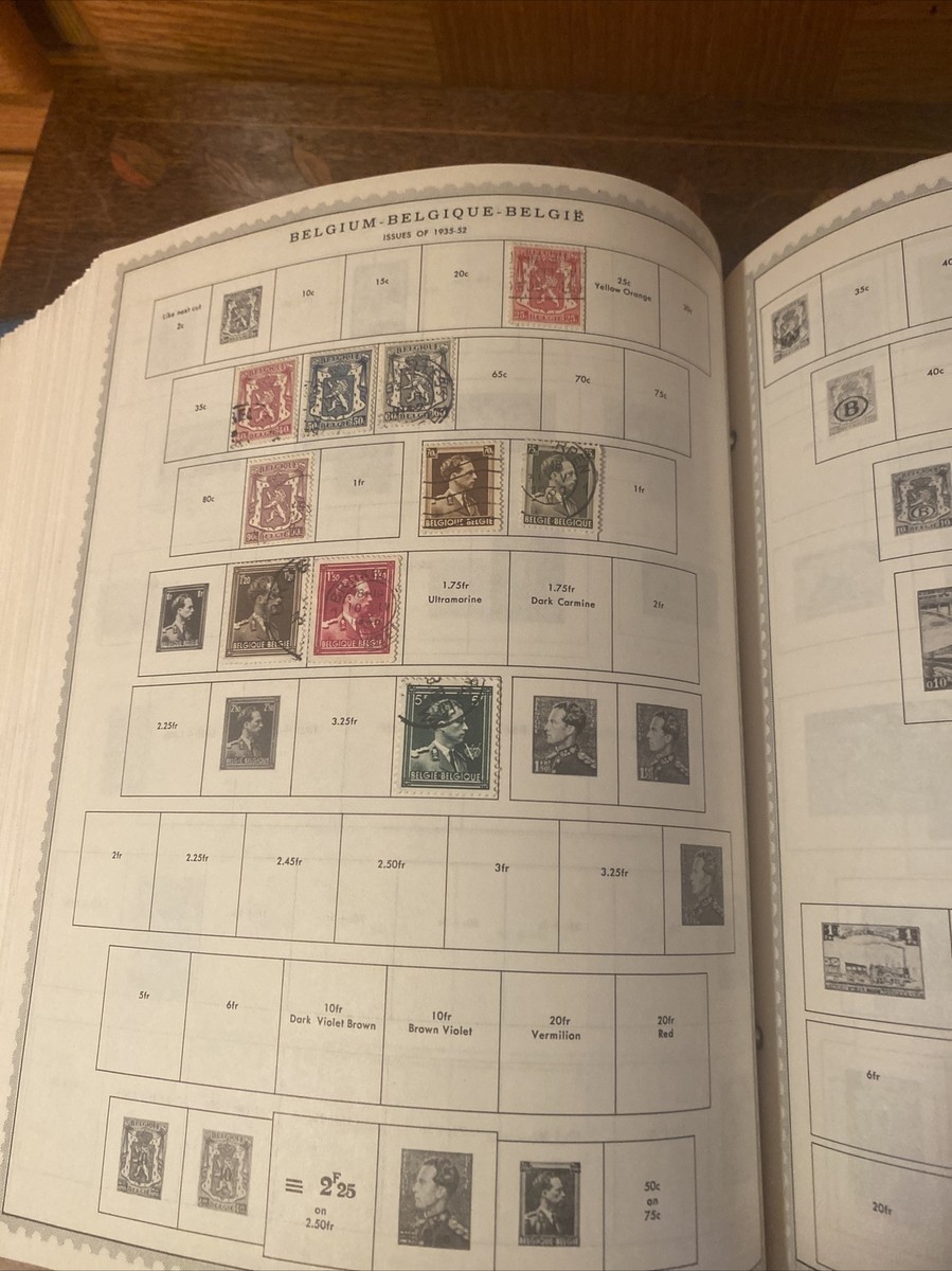 Minkus Supreme Global Stamp, 2 Albums, 1840s - 1960s, Approx Minkus Supreme Global Stamp, 2 Albums, 1840s - 1960s, Approx