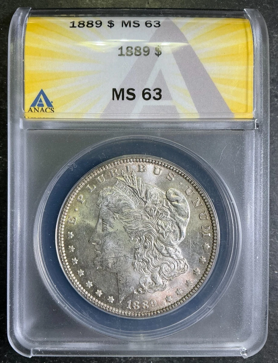 MS 63 Graded 1889 Year Morgan US Dollars (1878-1921) for sale | eBay