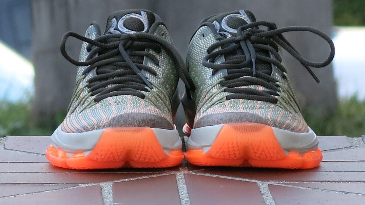 NIKE KDバスケットボールシューズ オレンジ ブラック ミント NIKE KDバスケットボールシューズ オレンジ ブラック ミント