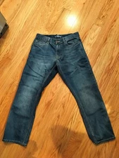 Flypaper Mens Jeans Blue Tag Size 32x30 (32x28) Bootcut Medium Wash Denim