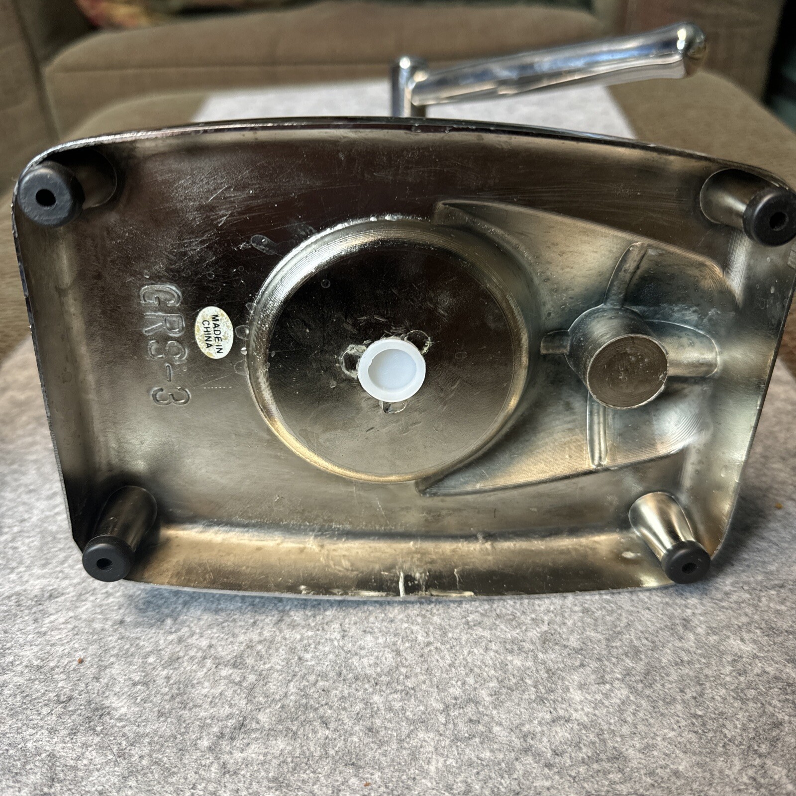 Vintage Manual Fruit Juicer #GRS-3 Stainless Commercial Grade Silver Heavy Duty