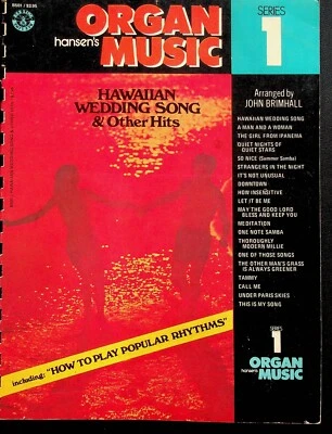Organ Music Hawaiian Wedding Series 1 Songs Sheet Song Book - Bild 1 von 4