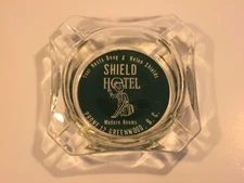 Greenwood B.C. Shield Hotel Ashtray Phone 12