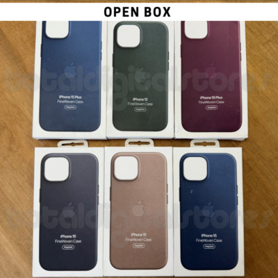 Apple iPhone 15 Hülle FineWoven für 15 Pro Plus Max Original Schutzhülle 