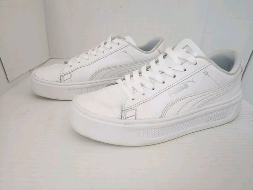 Size 8.5 - PUMA Jada Distressed White