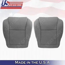 Driver & Passenger Bottom CLOTH Seat Cover GRAY For 2005 to 2008 Toyota Tacoma