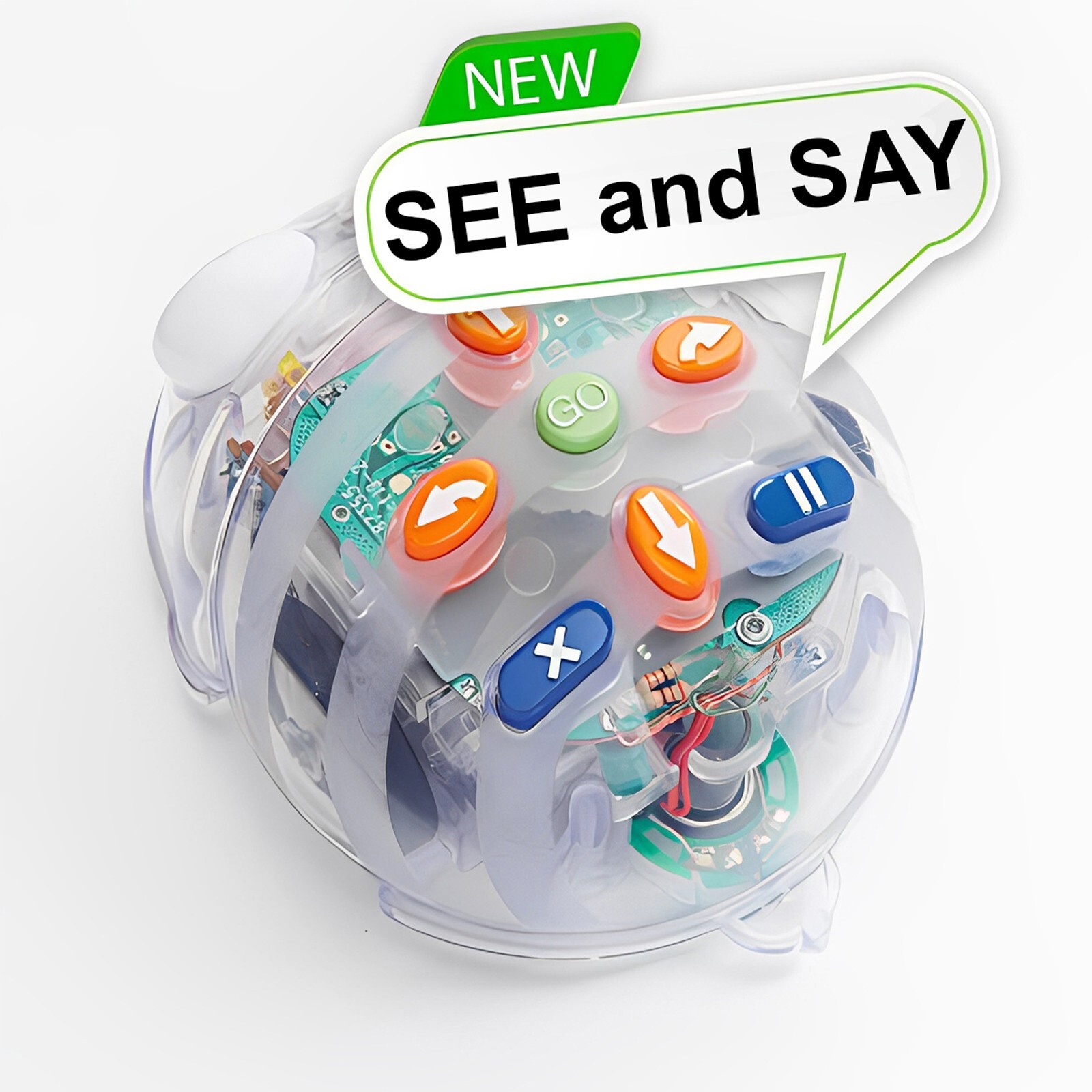 Blue Bot Coding Toy Robot with 3 Activity Play Mats and FREE TacTile Code Reader