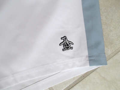 NEW Original Penguin Tennis Shorts MENS XXL White/Blue Training