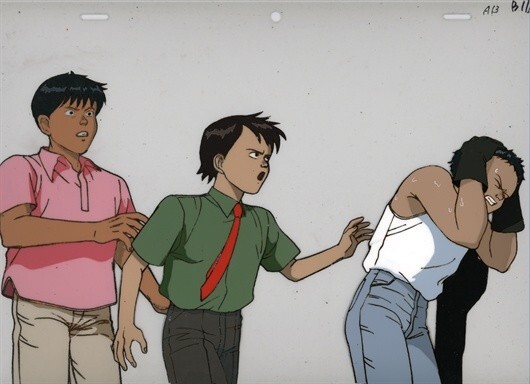 Original production anime cel Akira Kaneda, Tetsuo Keisuke Otomo  Rare