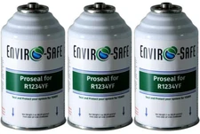 Refrigerant ProSeal for R1234yf, EnviroSafe Sealant, R1234 ProSeal, 3 CANS