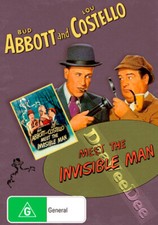 Bud Abbott and Lou Costello Meet the Invisible Man NEW PAL DVD Charles Lamont