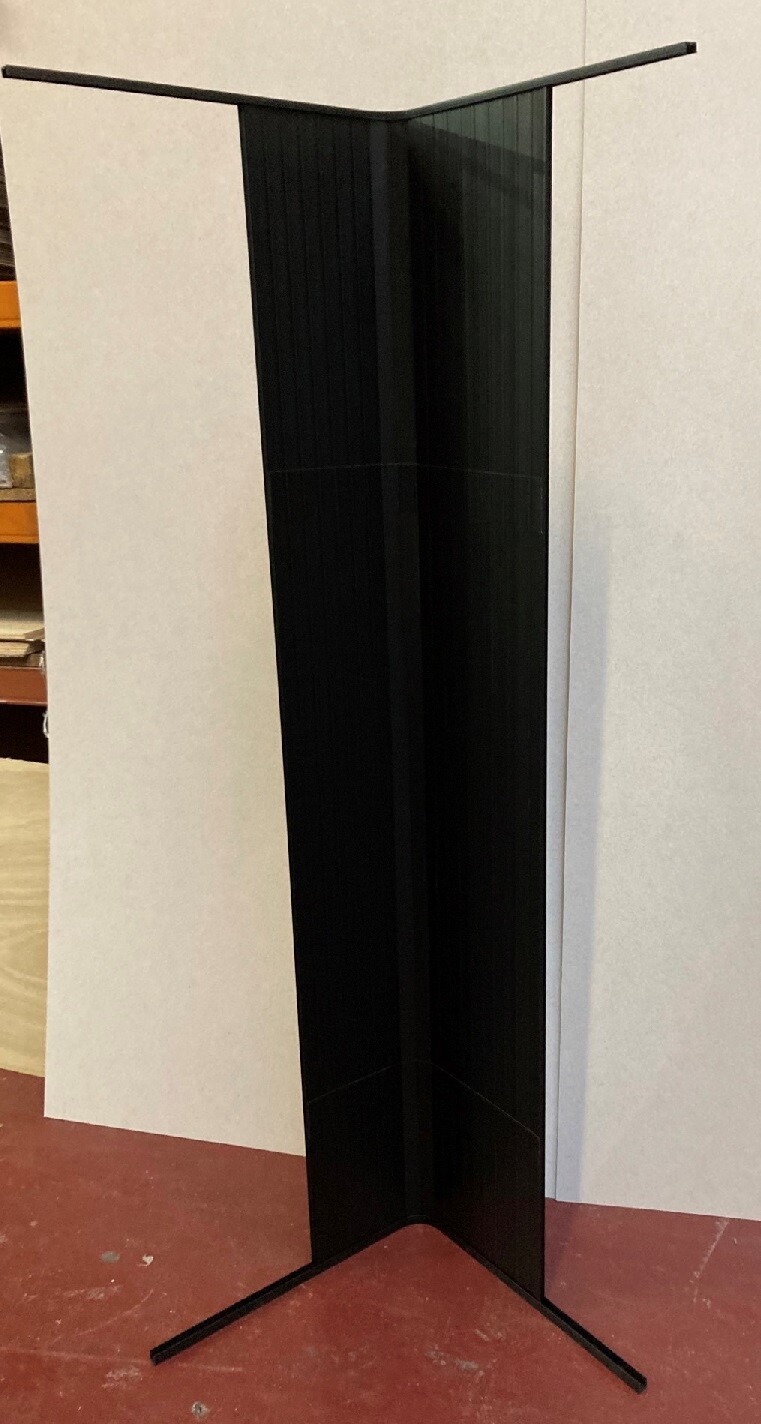 SHOWER ROOM TAMBOUR DOOR BLACK 60cm x 200cm Motorhome/Campervan eBay