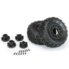 Pro-Line Trencher X SC Tires on Raid 6x30 Adj 12mm Hex Wheels Slash 2WD & 4x4