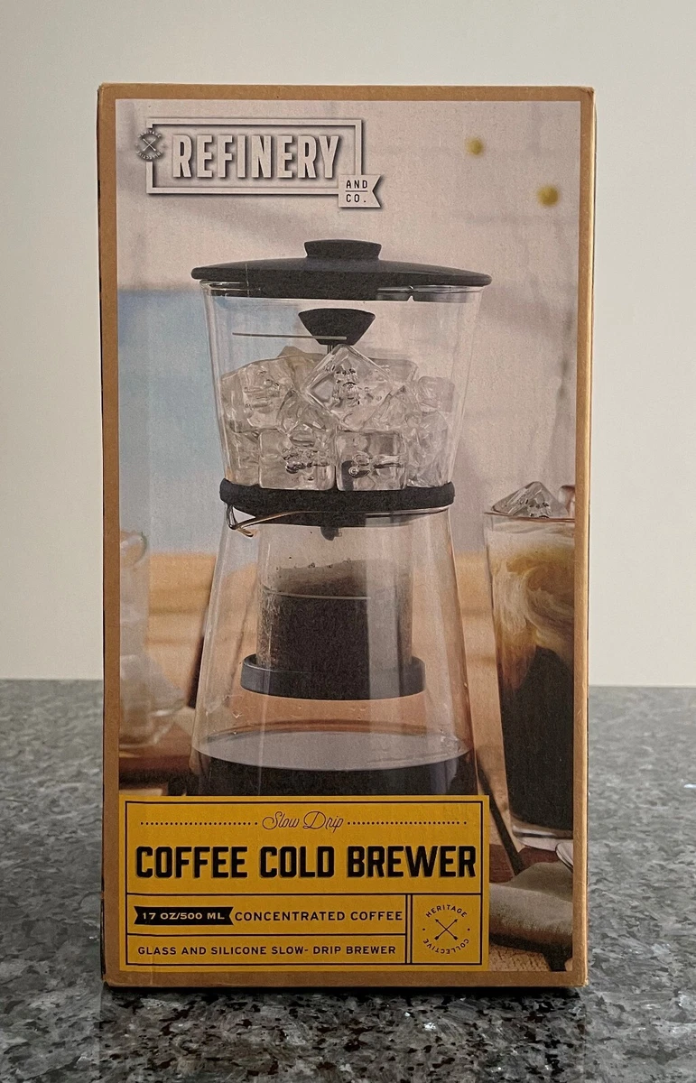 Cold Brew Coffee Maker, Refinery Slow Drip Coffee Cold Brewer 17oz/500ml