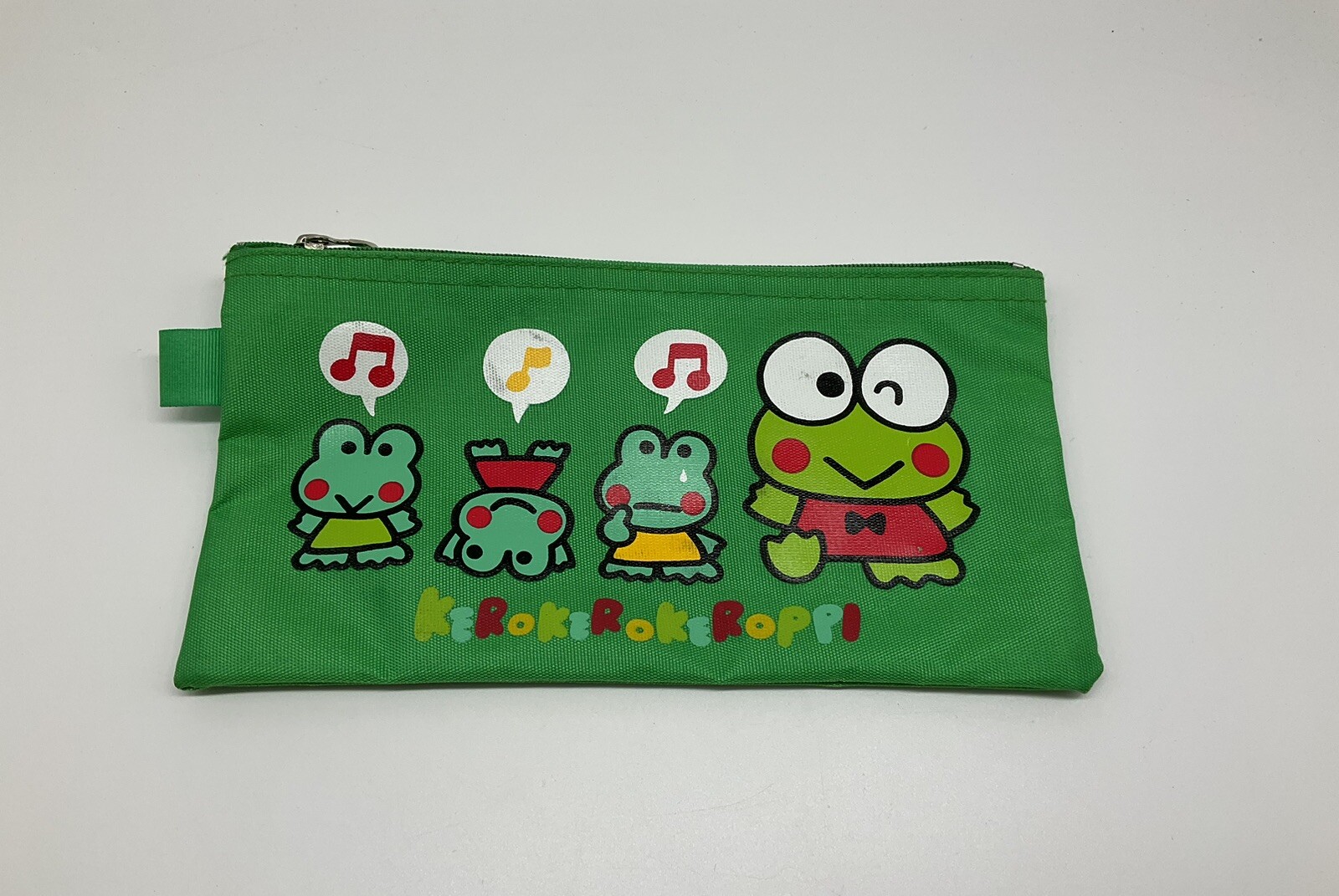 Sanrio Kero Kero Keroppi Zippered Pencil Case 8.5” Width X 4.5” Height ...
