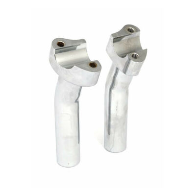 Pullback Riser, gekröpfte Lenkerhalter 5 3/4'' Chrom, für Harley - Davidson
