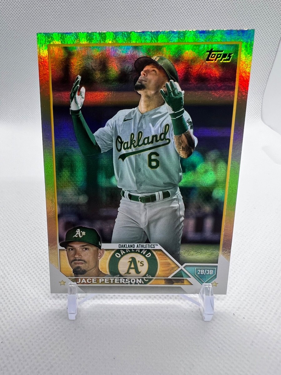 2023 Topps Series 2 Gold Foil Jace Peterson #619 Oakland Athletics