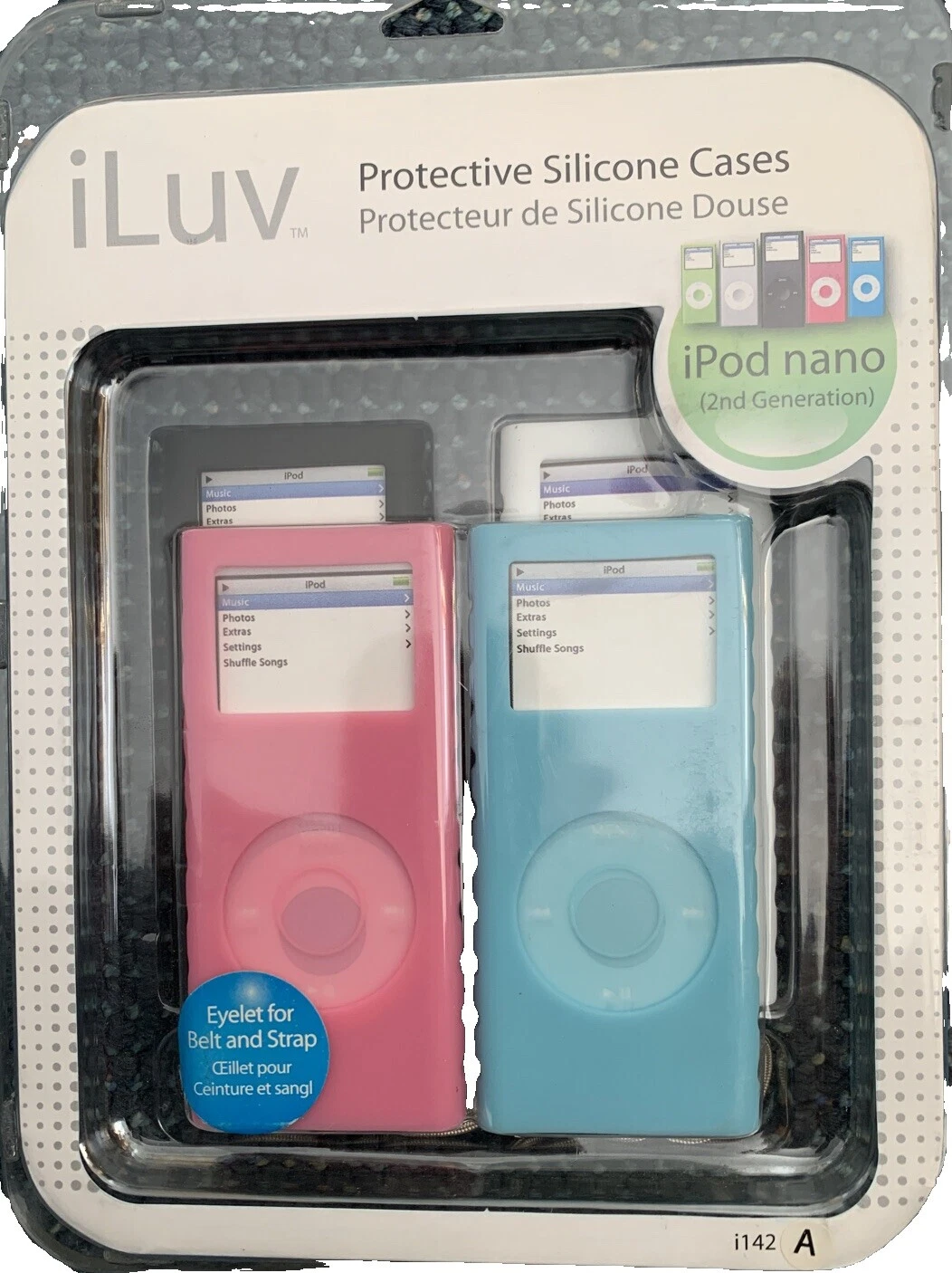 Reproductor de Audio iLuv Estuches, fundas y Cubiertas Para Para iPod Nano