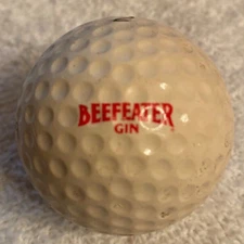 VINTAGE Logo Golf Ball.." Beefeater Gin "  1980s, Nice Ball
