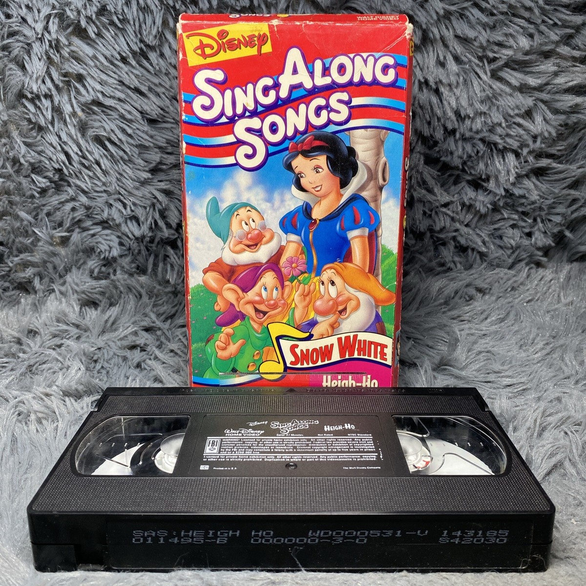 Walt Disney Sing Along Songs VHS Tape Snow White: Heigh-Ho Variant