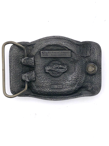"Rottweiler" Belt Buckle Dog Belt Buckle USA Buckles Of America Solid BA-299 - Picture 2 of 2