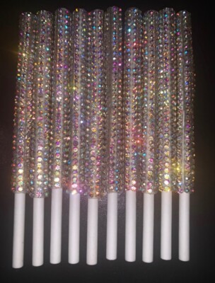 Bling Cake Pop Sticks - 4 & 6 Inch Rhinestone Covered Treat Sticks