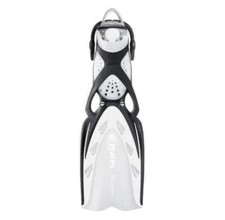 Mares X-Stream Open Heel Fins, Clear/Black, Size S