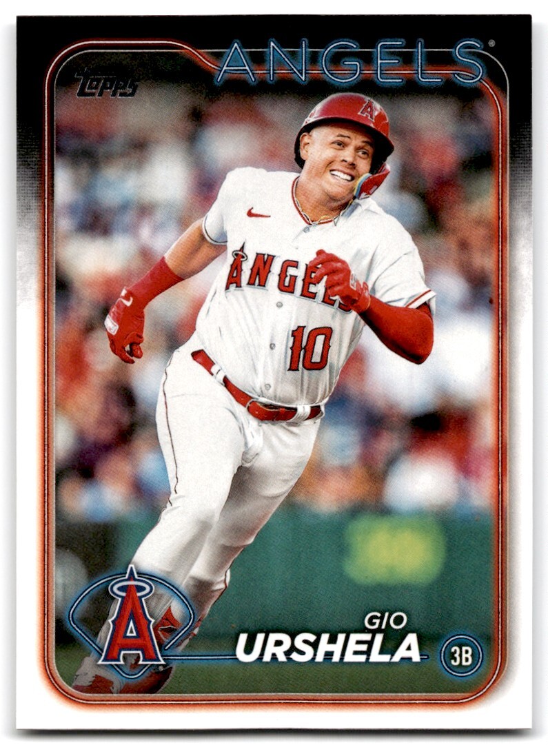ruela♪ 2024 Topps Series 2 Gio Urshela #698 Rainbow Foil LA Angels