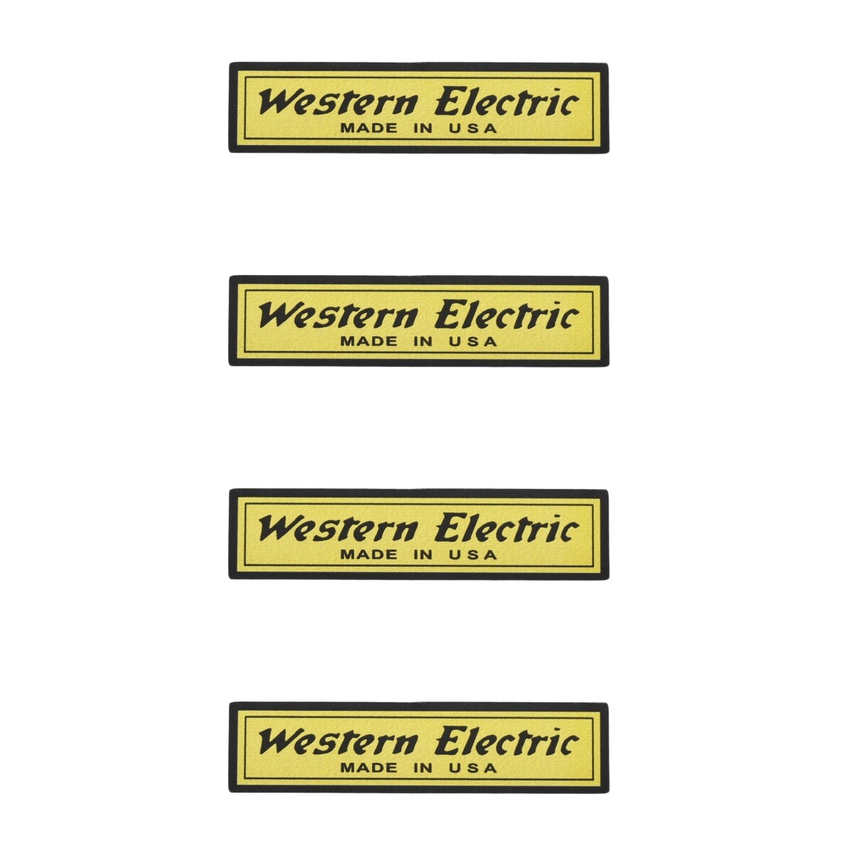 Western Electric ネームプレート 銘板 【公式通販】