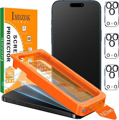 3PCS Matte Screen Protector & Camera Lens Protector for iPhone 17 Pro Case Frien