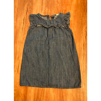 Denim blue dress for girls Size 6 (116cm)