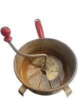 Vintage Foley Food Mill With Red Wooden Handle