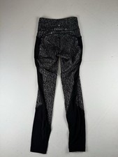 Lululemon Fit Physique Tight Luon Suited Jacquard Black White / Black 22x28