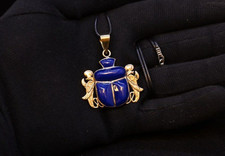 Rare Egyptian Antiques Pandent of Scarab Ancient Khepri Pharaonic Unique BC