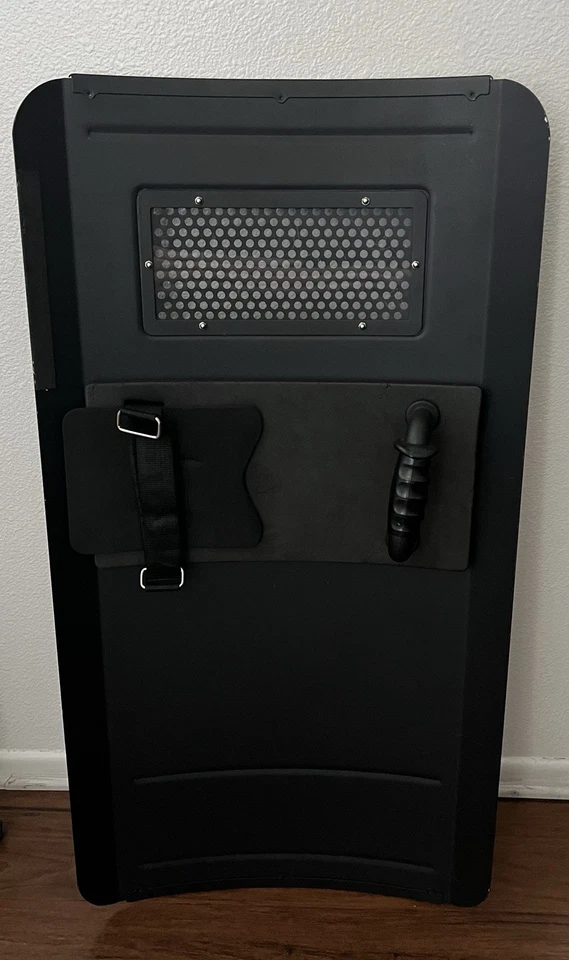 RARE Metal Ex Police/Military Riot Shield Public Order Protective Device ￼ - Image 2 of 4