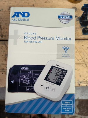 #ad Aamp;D Deluxe Blood Pressure Monitor UA 651W AC NEW $20.37
